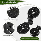 Clips resistentes de plástico para tela de sombra con instalación fácil para jardín