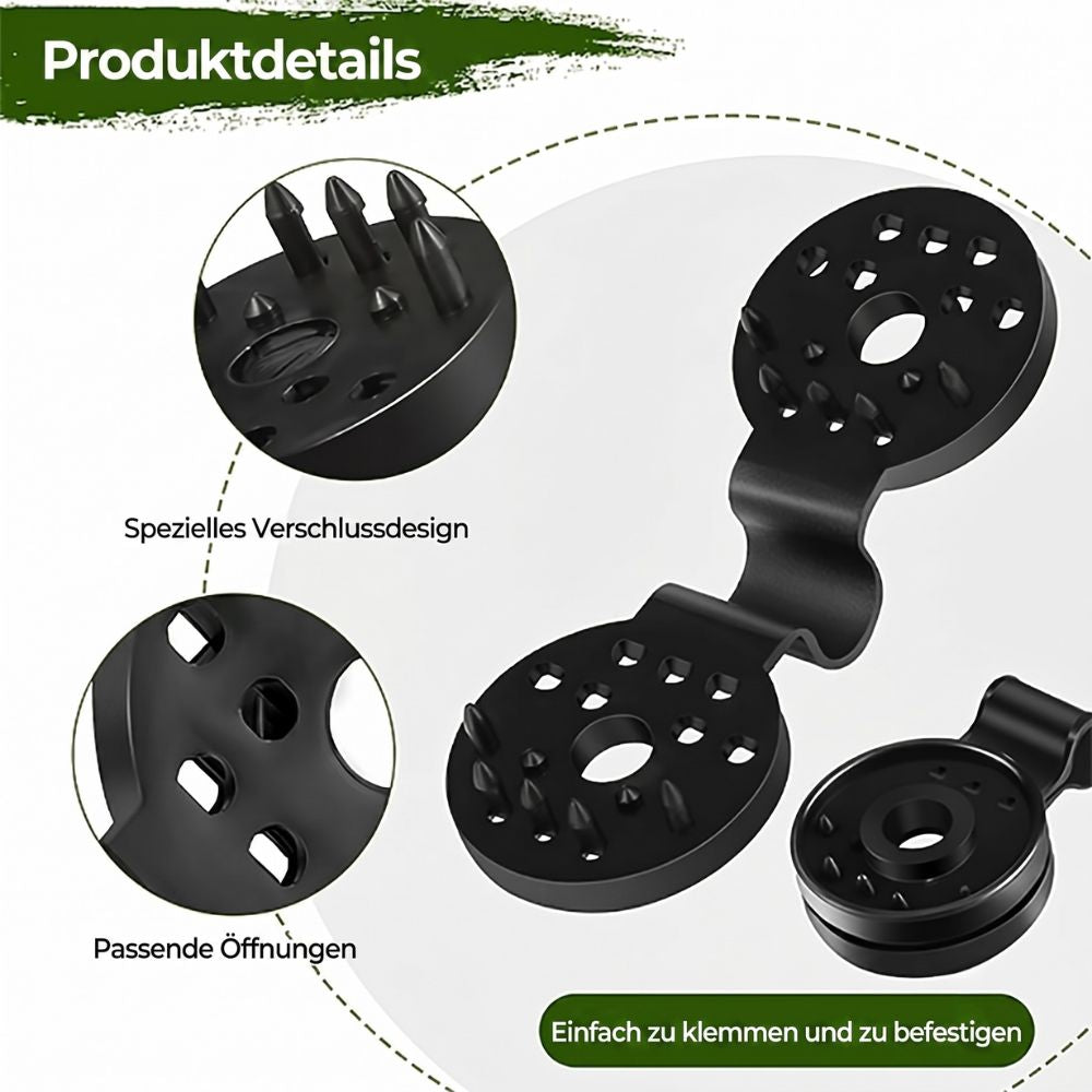 Clips resistentes de plástico para tela de sombra con instalación fácil para jardín