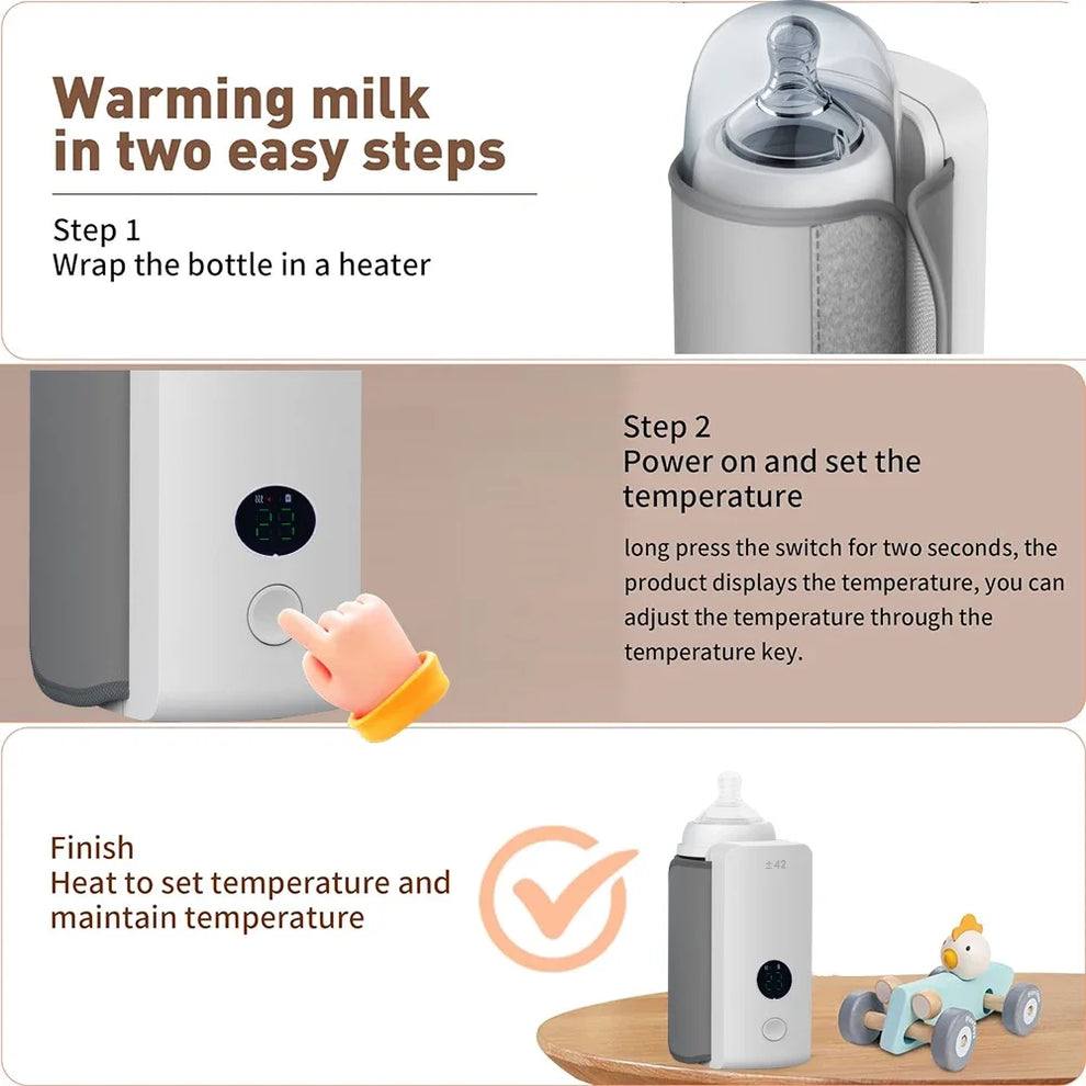 Compact Bottle Warmer For On-The-Go Parents Quick Heating