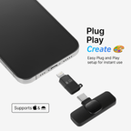 Micrófono Lavalier Inalámbrico Mini EchoLite Para Creadores