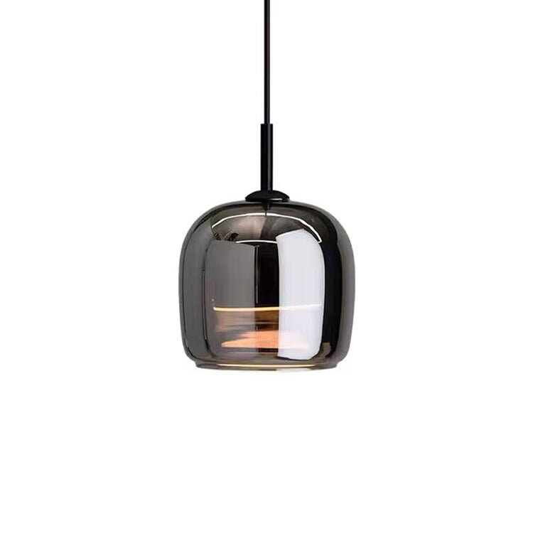 Solenra Black Glass Pendant Light For Modern Interiors