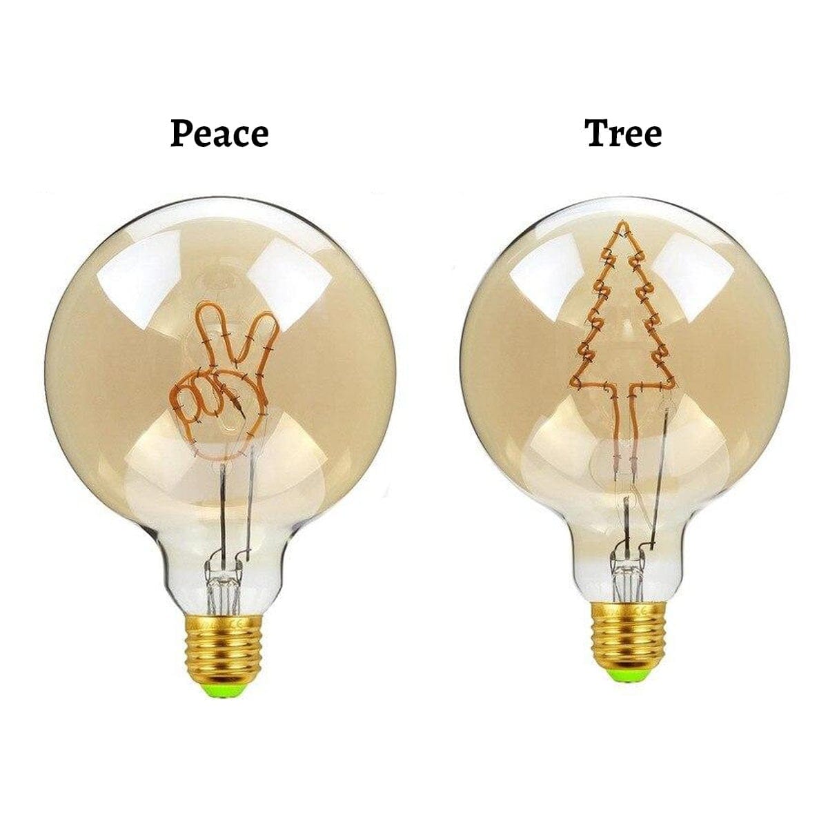 Lumenra | Stor LED Edison-glob med tresokkel, vintage industriell stil | Petprovac