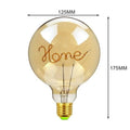 Lumenra | Large LED Edison Globe With Wooden Socket, Vintage Industrial Style | Petprovac