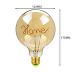 Lumenra | Large LED Edison Globe With Wooden Socket, Vintage Industrial Style | Petprovac