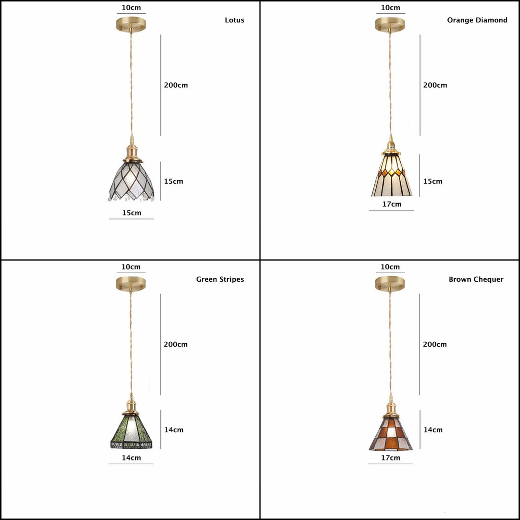Mirella | Suspension LED en verre teinté vintage, ampoule incluse | Petprovac