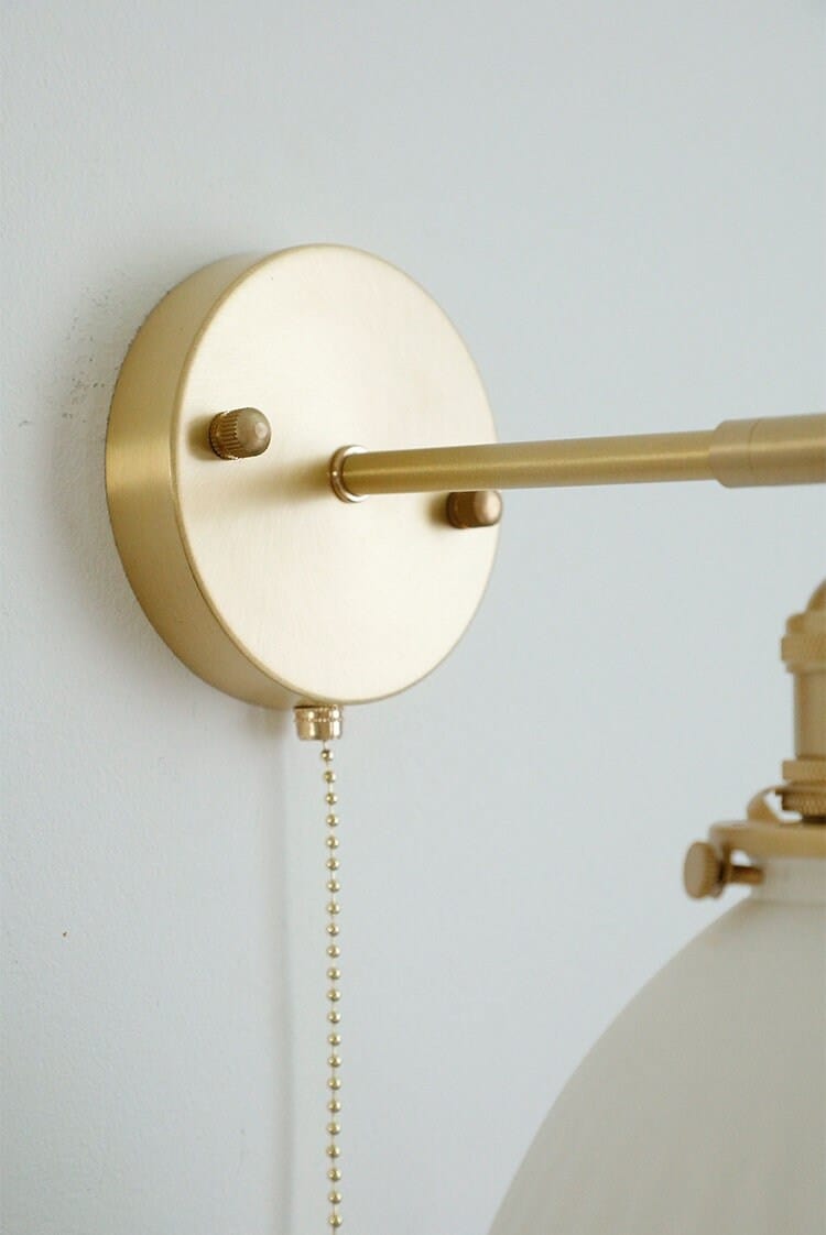 Handmade Ceramic Wall Sconce in Pleated Cup Design, Bulb Included | Petprovac