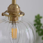 Small Vintage Glass Globe Wall Sconce | Petprovac