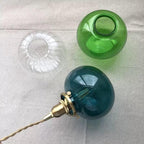 Lunora kézzel készített vintage üveg függeszték LED izzóval együtt