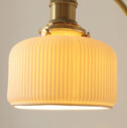 Aveline | Vintage Ceramic LED Wall Light With Black Walnut Wood Fixture | Petprovac