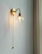 Mariselle Vintage Glass Globe Wall Light | Petprovac