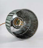 Liora | Suspension cylindrique en verre vert brillant de style Art déco, ampoule LED incluse | Petprovac