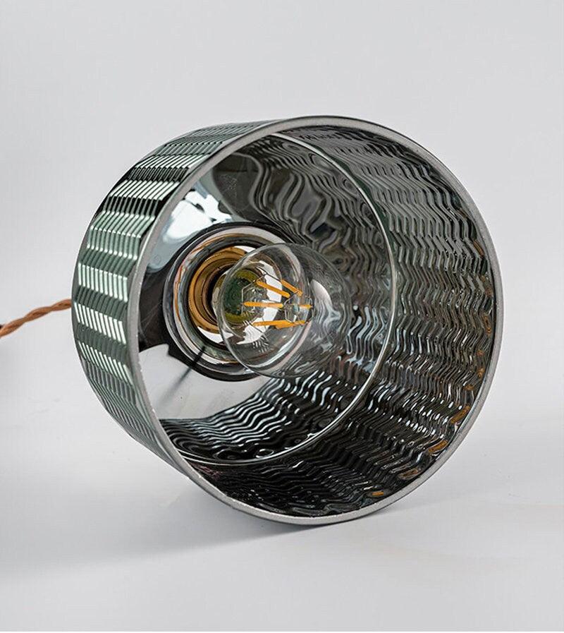 Liora | Suspension cylindrique en verre vert brillant de style Art déco, ampoule LED incluse | Petprovac