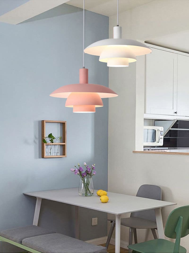 LumenNord Lampada a Sospensione LED Ombrello | Stile Moderno di Metà Secolo, Lampadina Inclusa | Petprovac