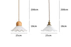 Alvara Vintage White Opaline Glass Flower LED Pendant Light With Brushed Brass Lamp Holder, Bulb Included | Petprovac