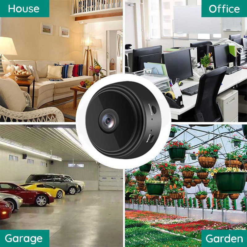 Intelligent HD Mini Security Camera For Around Clock Remote Monitoring And Night Vision