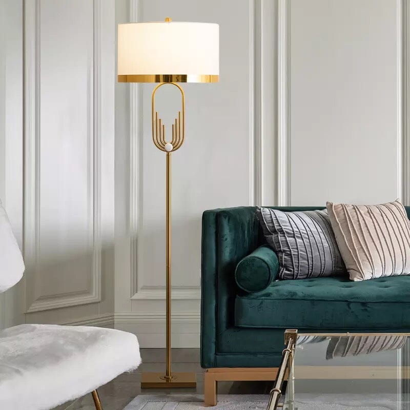 Aurelia | Art Deco Floor Lamp in Gold