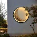 Crescent vegglampe