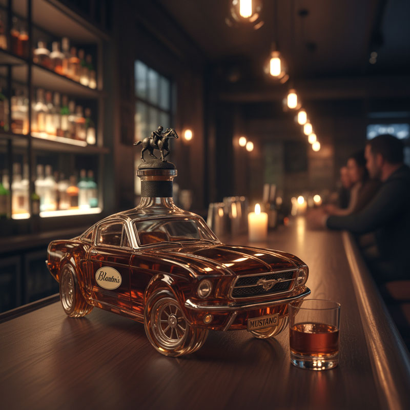 Mustang Car Shaped Whiskey Decanter