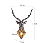 Süs Boynuzlu Geyik Başı