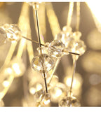 Asterra Modern Crystal Dandelion Pendant Ceiling Light