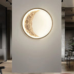 Crescent vegglampe