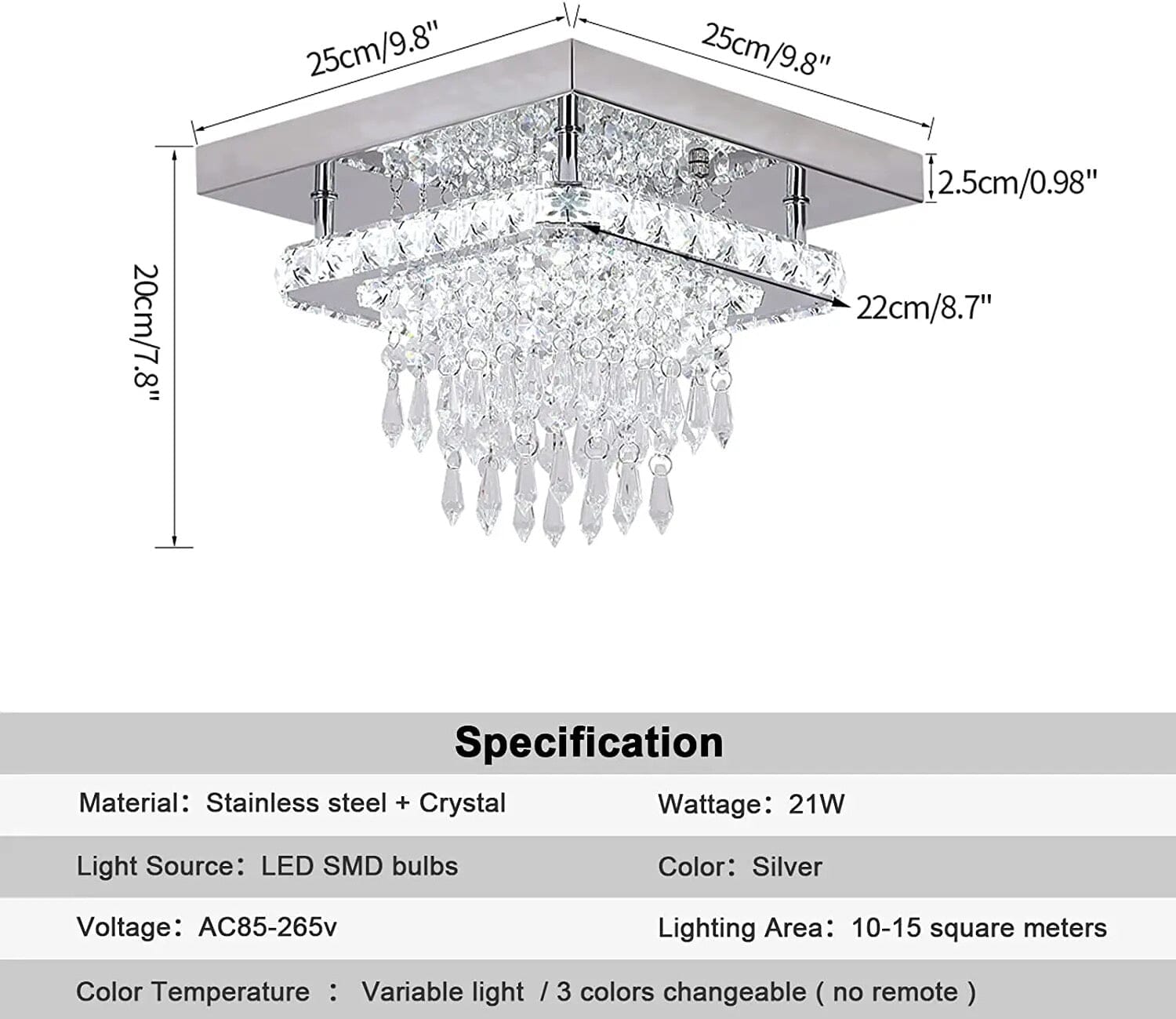 Luna Kristalllampe
