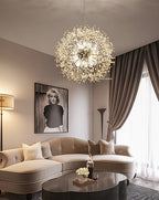 Asterra Modern Crystal Dandelion Pendant Ceiling Light