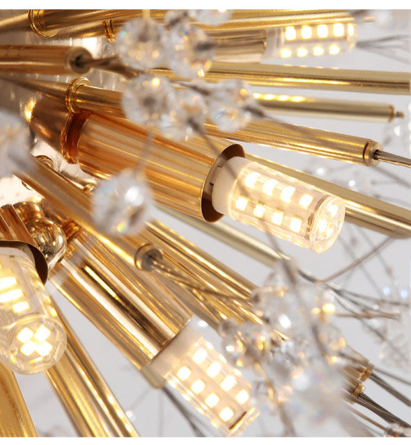 Moderne mælkebøtte-inspireret pendellys