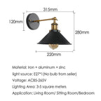 Kestrel industriell vegglampe