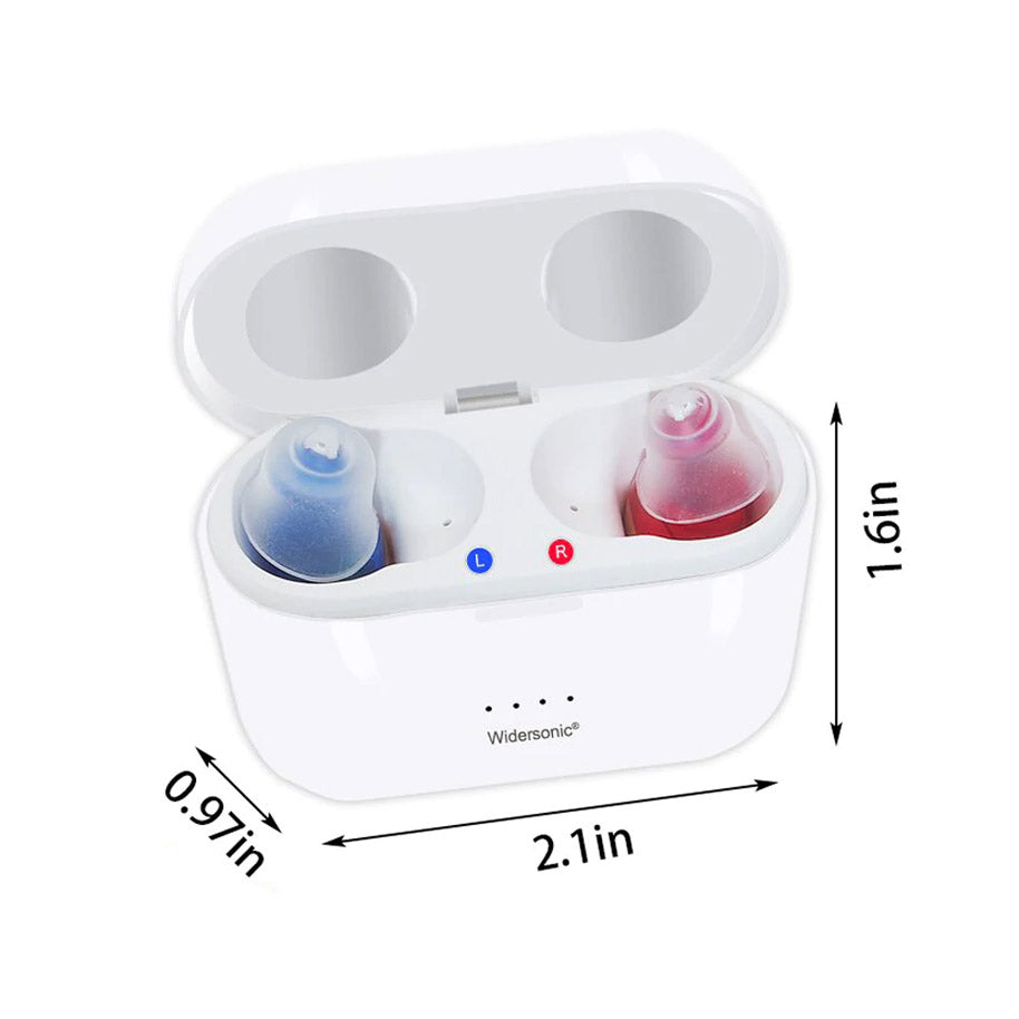 Auralis Duo Genopladelige Usynlige Høreapparater Lav Profil