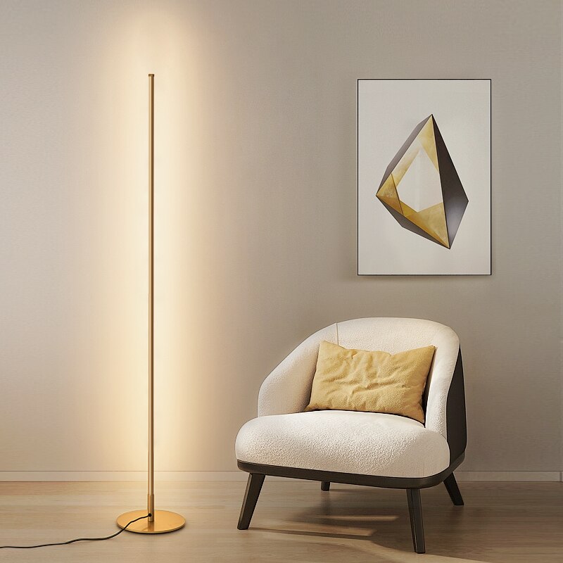 AstraLume Floor Lamp Minimal LED Tube Light for Modern Homes