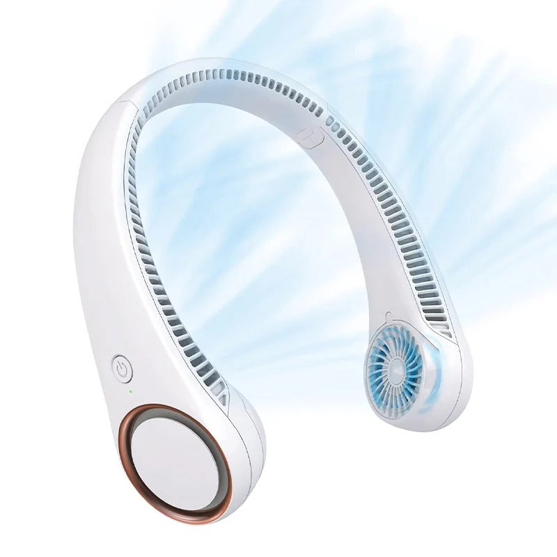 Portable Neck-Worn Bladeless Cooling Fan For Personal Comfort