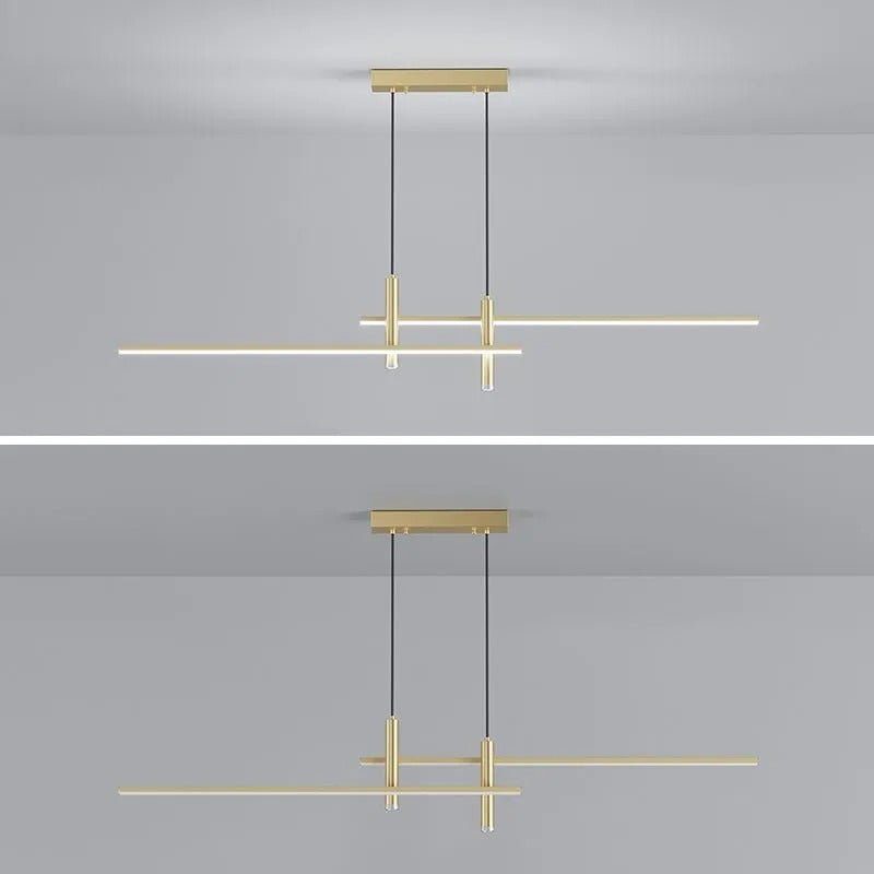 Nexa lineaire hanglamp voor moderne eetkamerverlichting