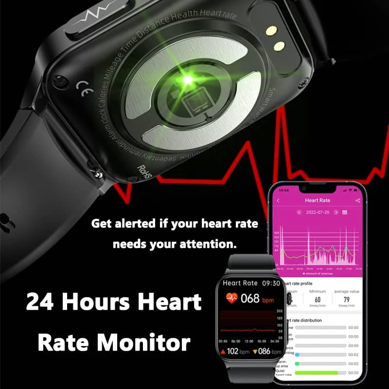 NovaPulse All-in-One Watch With ECG And Glucose Tracking