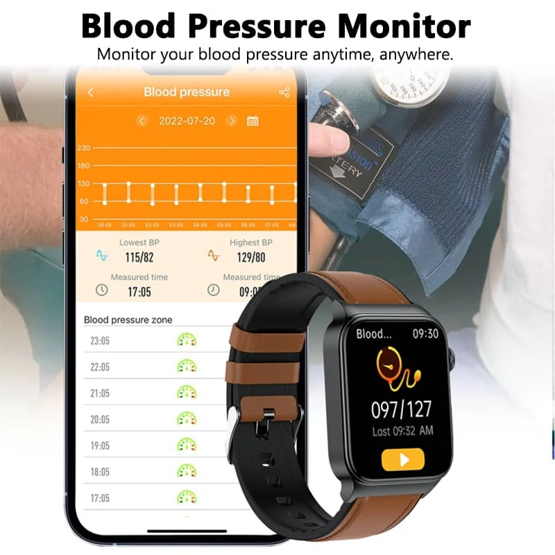 Orologio Tutto-in-Uno NovaPulse con ECG e Monitoraggio del Glucosio