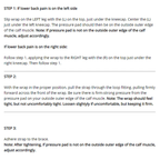 Quellia knæstøtte målrettet akupressur bag knæet for iskiaskomfort