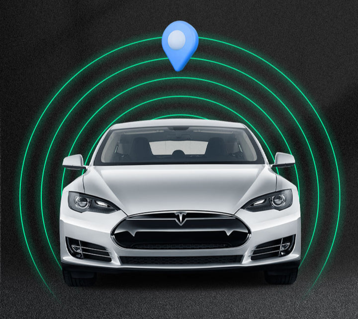 AeroTrace Nano køretøjs-GPS-tracker med realtidslokalisering og magnetisk montering