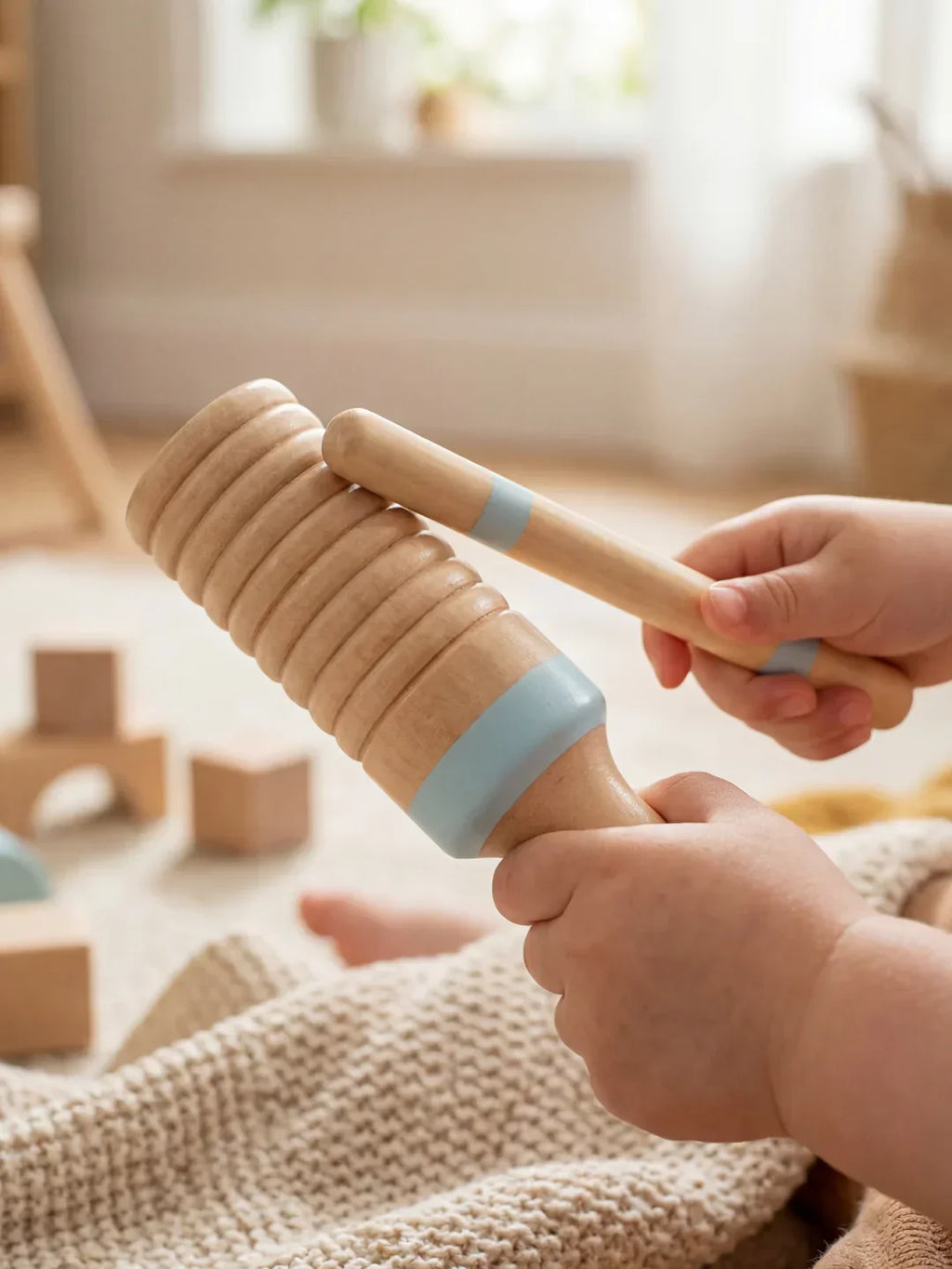 7-in-1 Premium Wooden Baby Musical Instrument Set
