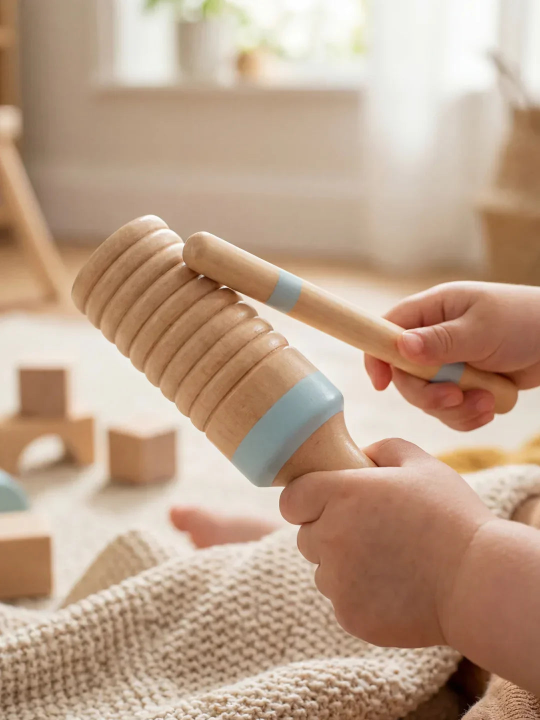 7-in-1 Premium Wooden Baby Musical Instrument Set