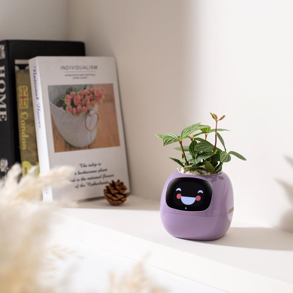 Ivy Gesture Activated Smart Plant Pot Companion With Alexa