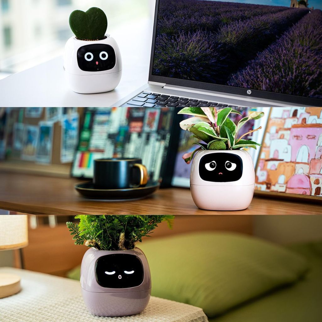 Ivy Gesture Activated Smart Plant Pot Companion With Alexa