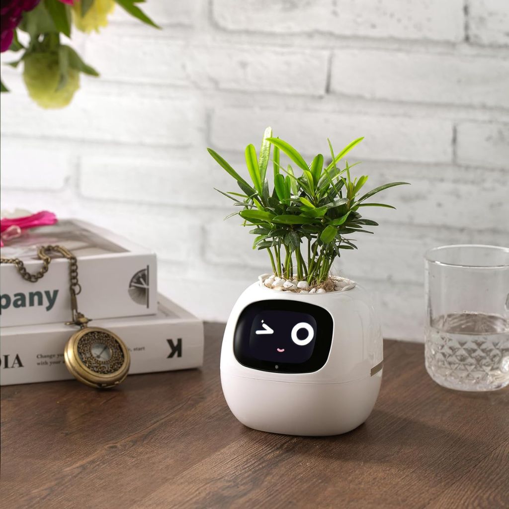 Ivy Gesture Activated Smart Plant Pot Companion With Alexa