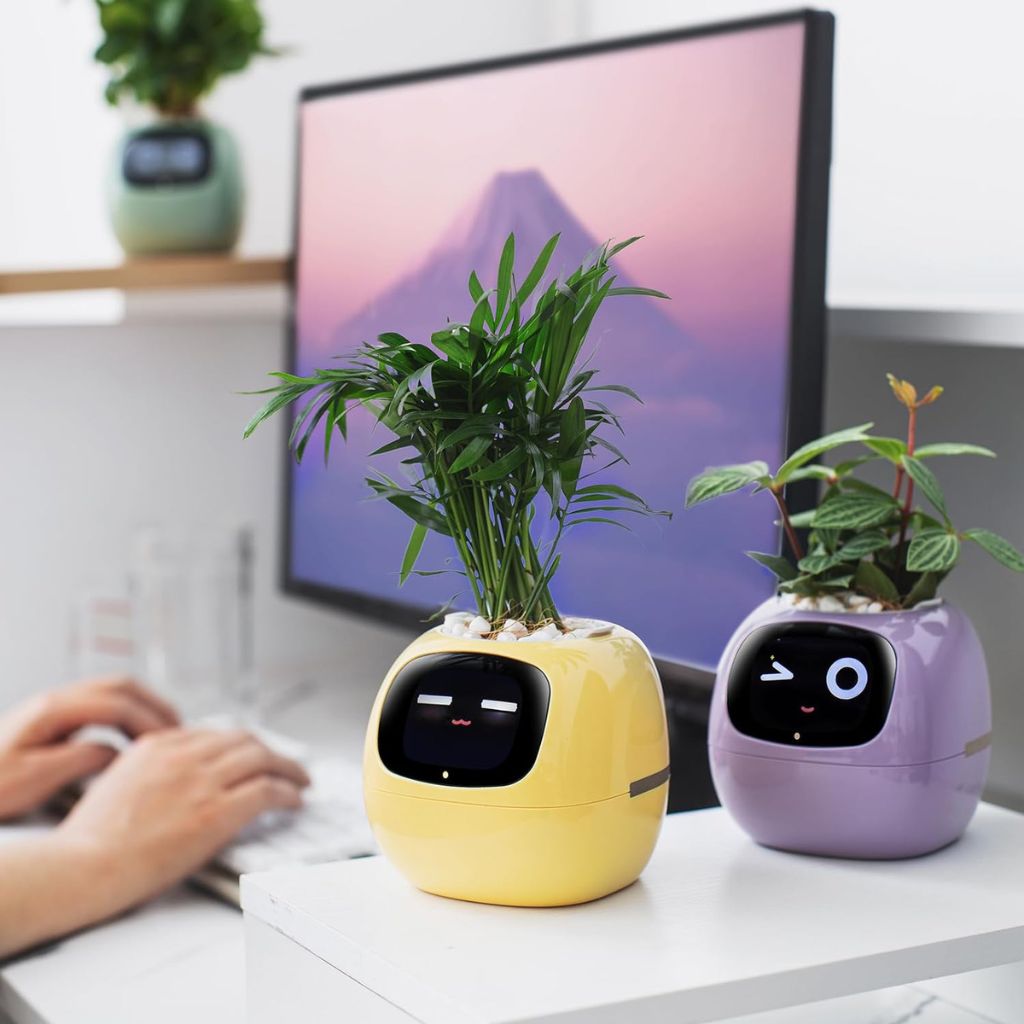 Ivy Gesture Activated Smart Plant Pot Companion With Alexa