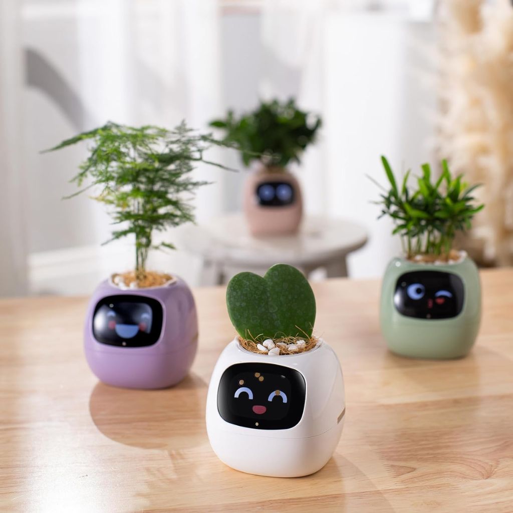 Ivy Gesture Activated Smart Plant Pot Companion With Alexa