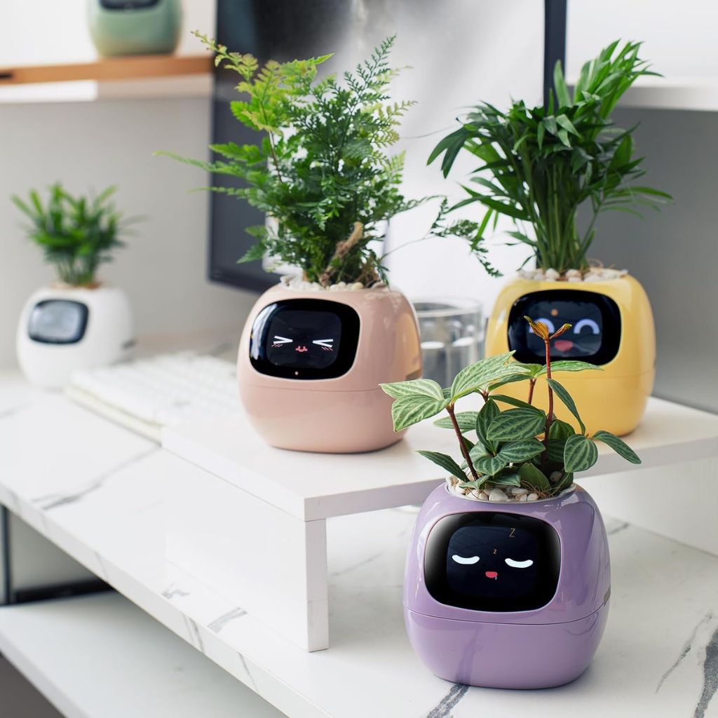 Ivy Gesture Activated Smart Plant Pot Companion With Alexa