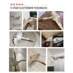 LumaSwan Glide Børneværelsesuro i Hvid Pink Beige Blød Berøring