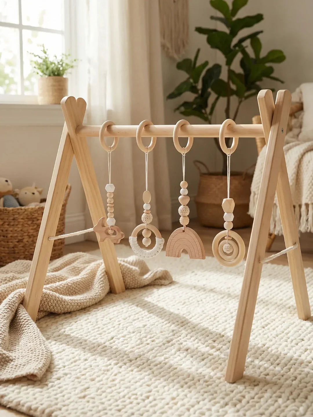Colorful Wooden Baby Toys For Early Development And Play