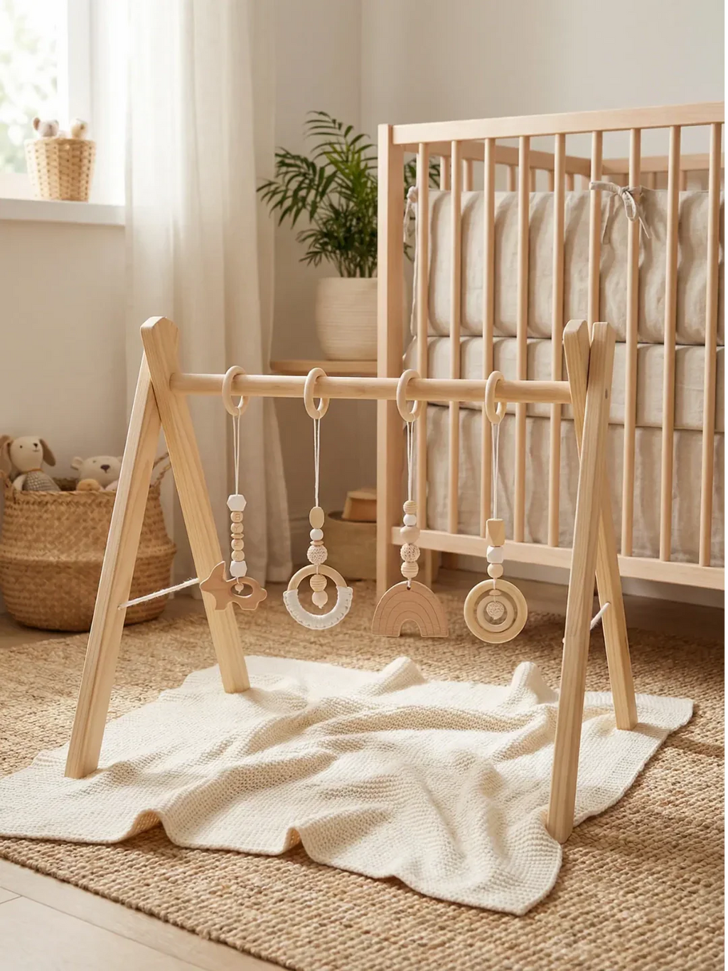 Colorful Wooden Baby Toys For Early Development And Play