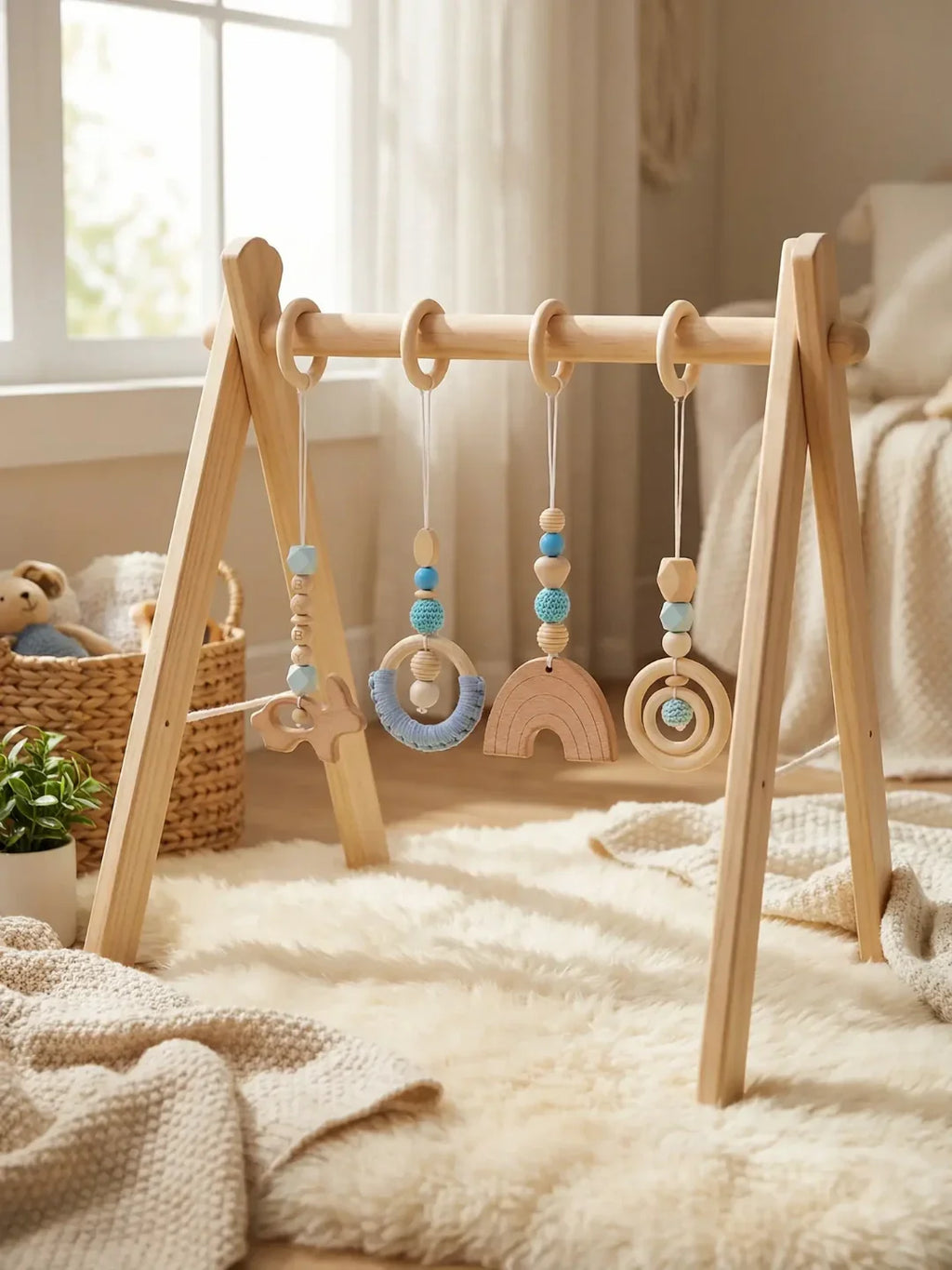 Colorful Wooden Baby Toys For Early Development And Play