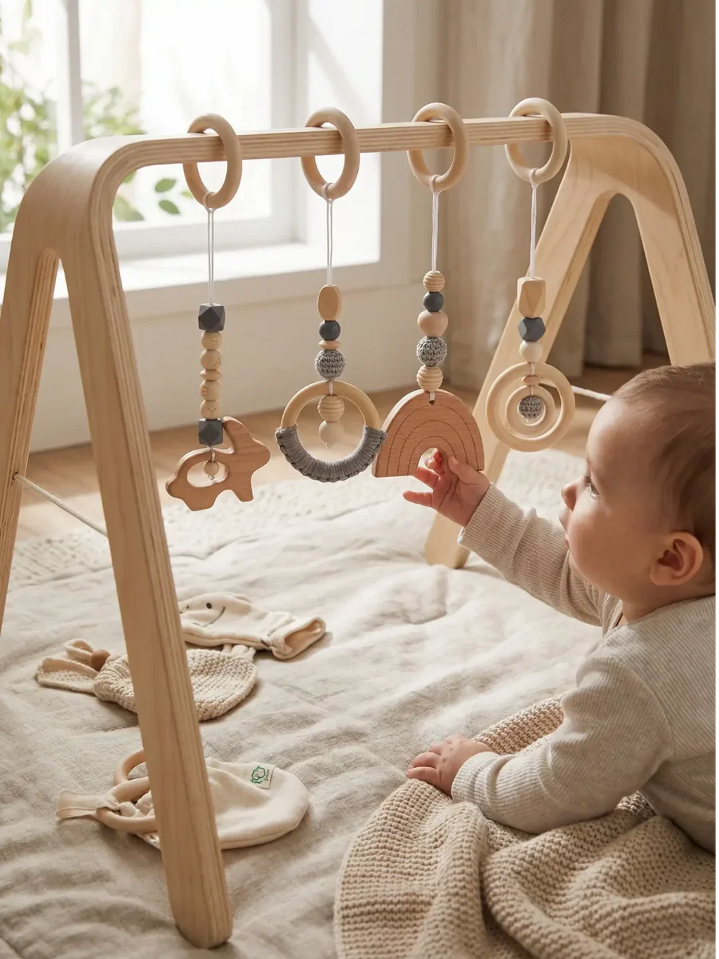 Colorful Wooden Baby Toys For Early Development And Play